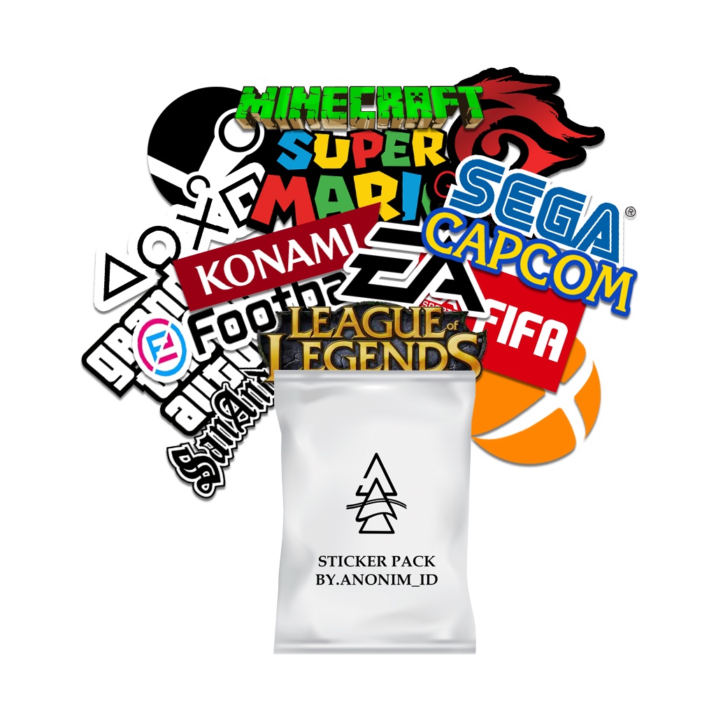 Stiker Game Sticker Pack Aesthetic Untuk Hp Laptop Helm