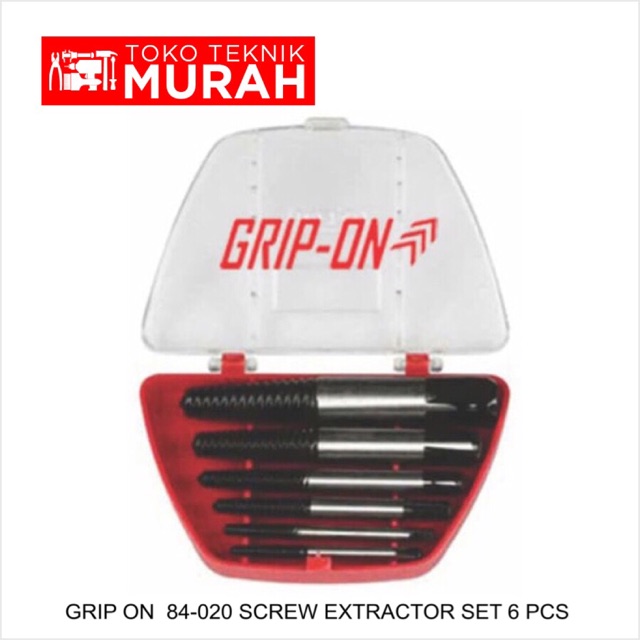 Grip On 84-020 Hand Tap Balik Screw ExtractorSet Model Speed Out
