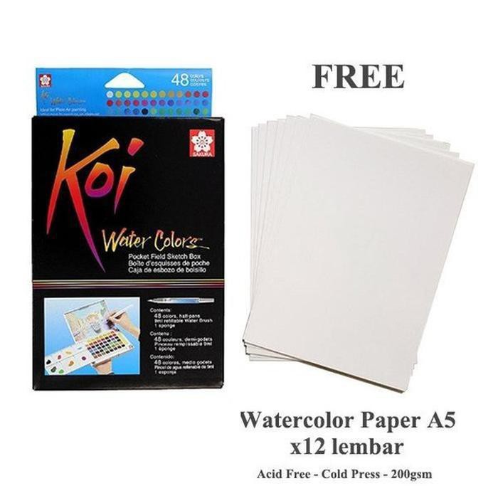 

Unik tools Dijual Sakura Koi Watercolor Pocket Field Sketch Box 48 Murah Murah