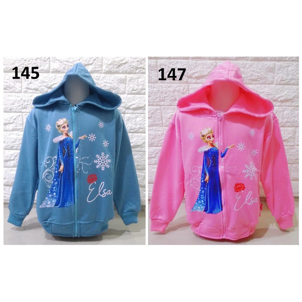 Jaket Anak Perempuan Frozen Elsa Snow - JKKD145 - JKKD147