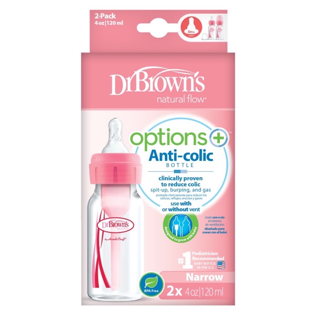 Dr.Brown’s Option Bottle 120ml (2pcs)