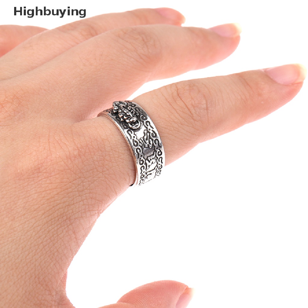 Hbid Cincin Mantra Feng Shui Pixiu Mantra Keberuntungan Adjustable Untuk Priawanita