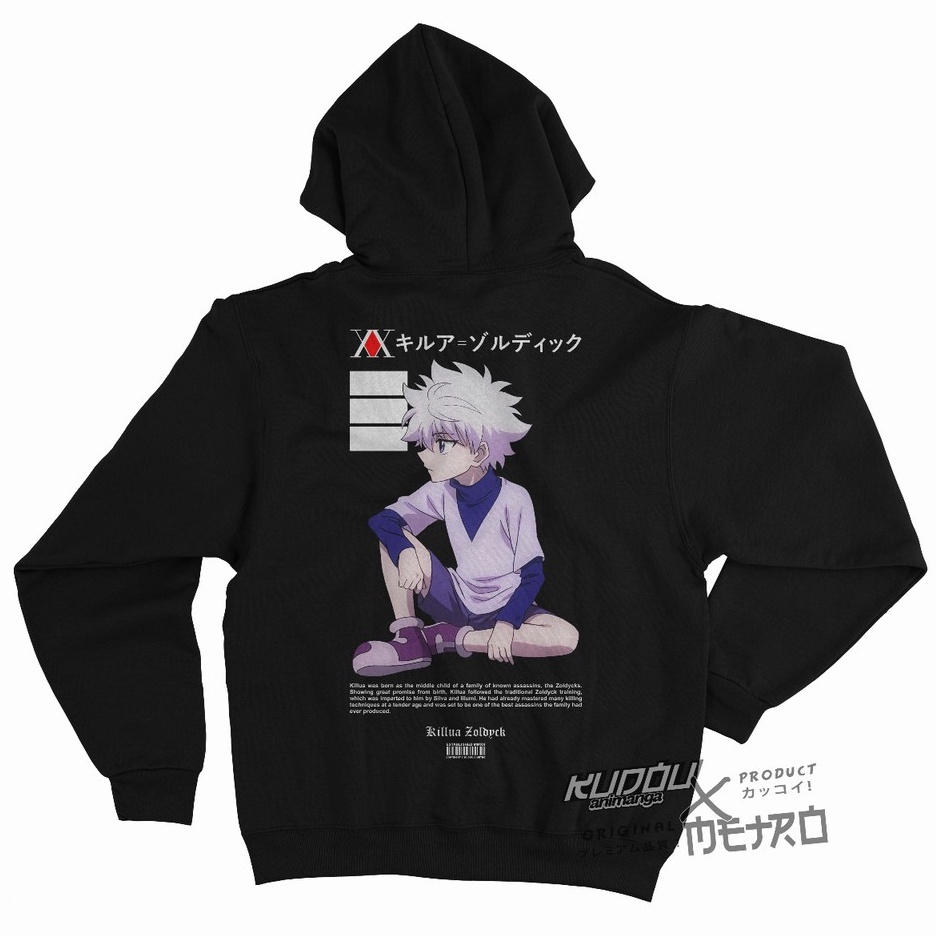 Jaket Killua Zoldyck Fear Hunter X Hunter Anime Manga