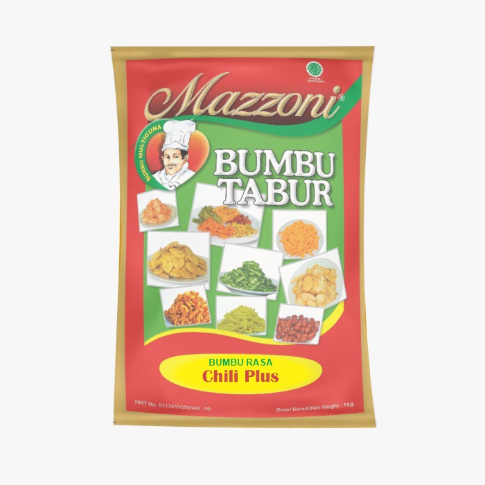 

Mazzoni Bumbu Tabur Chili Plus 1 Kg