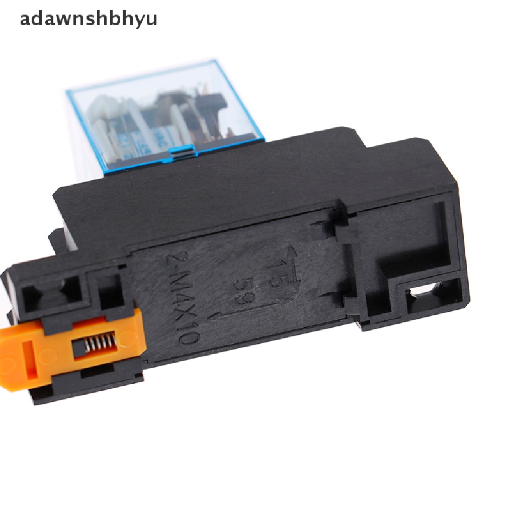 Adawnshbhyu AC220V 12VDC 24VDC 24VAC 5A 8PIN Coil Power MY2N-J Relay HH52P Dengan Socket Base