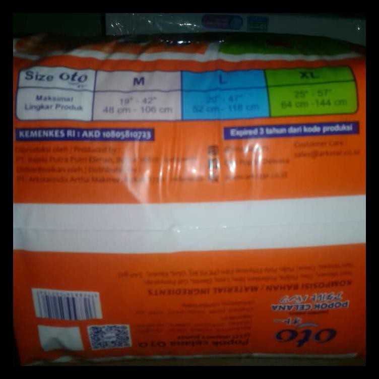 Popok Dewasa Celana Oto M 8 / Pampers