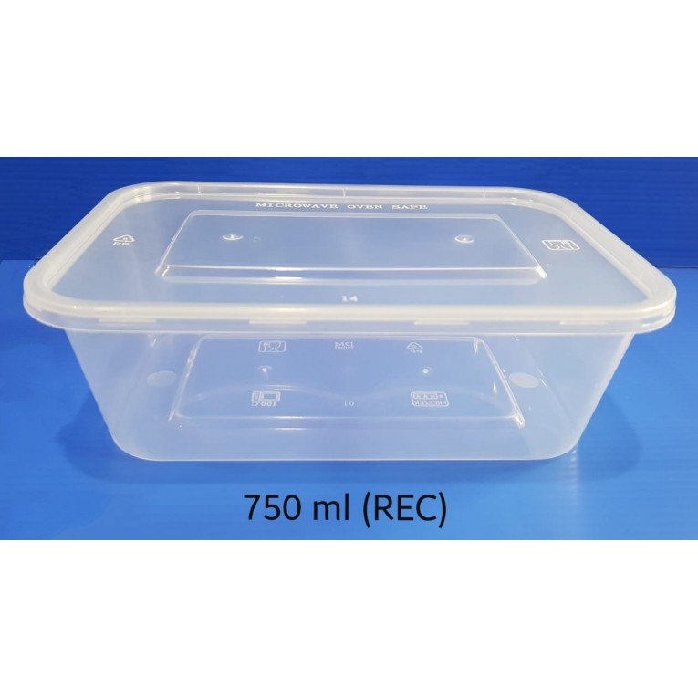 thinwall/ food container penyimpanan makanan untuk microwave 750 ml