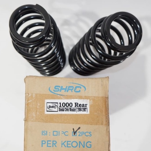 per keong coil spiring shock belakang civic sport wonder 1984 1985 1986 1987