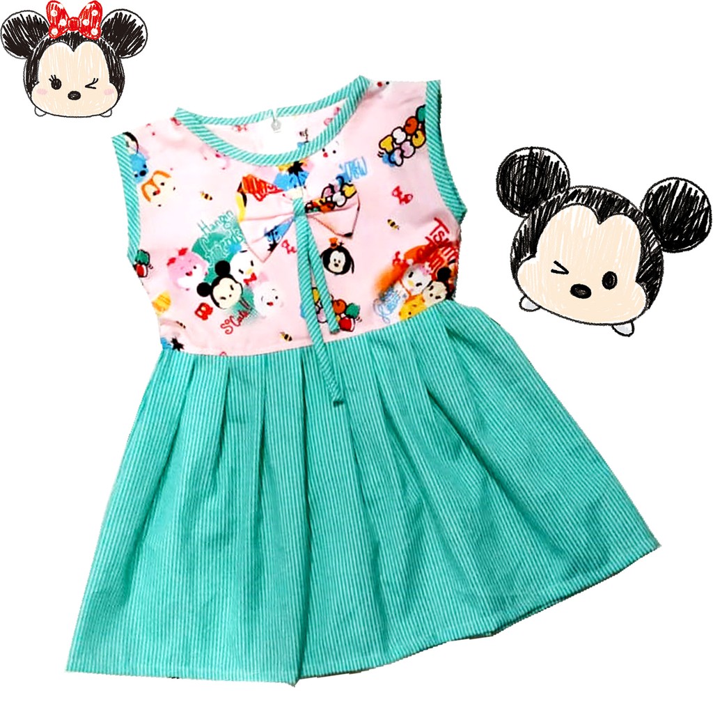 RAKA Fashion - Dress Anak Tsum-Tsum All Size 1 Tahun