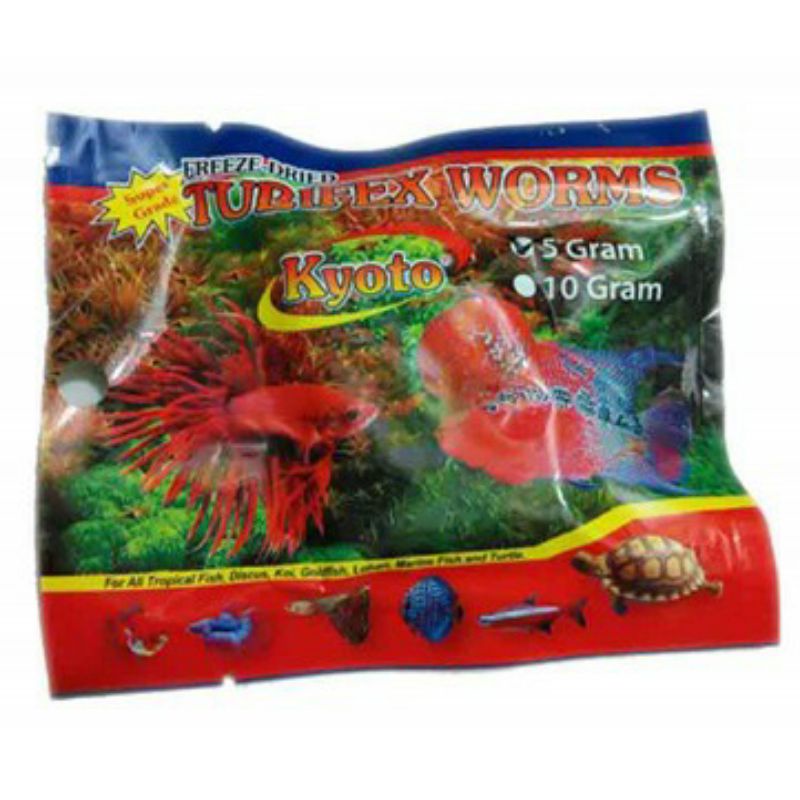 Cacing Sutra Kering Tubifex Worms Kyoto 5Gr Cacing Kering