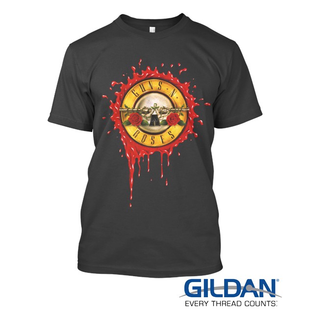 Kaos Guns N Roses " Logo 1 NEW STATES APPAREL Tshirt " NEW STATES APPAREL Tshirt