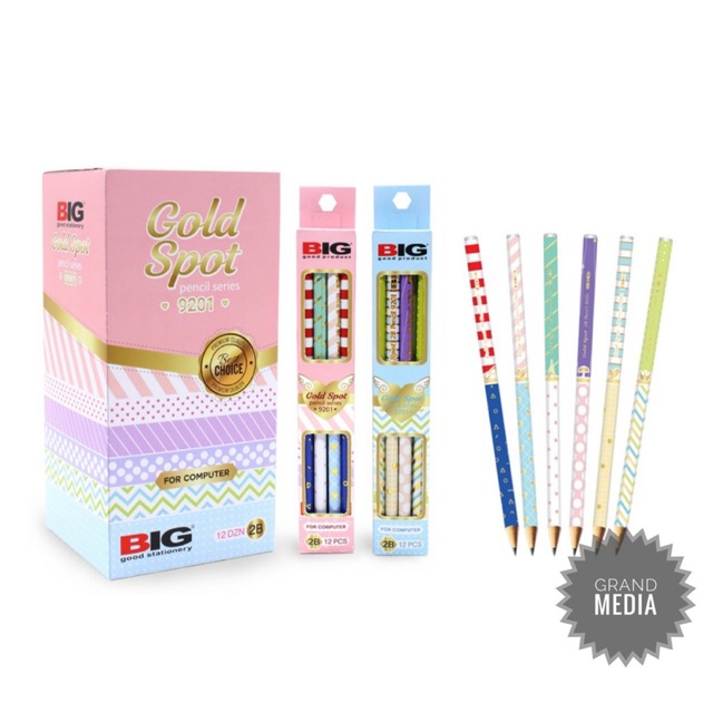 

PENCIL / PENSIL BIG GOLD SPOT 2B