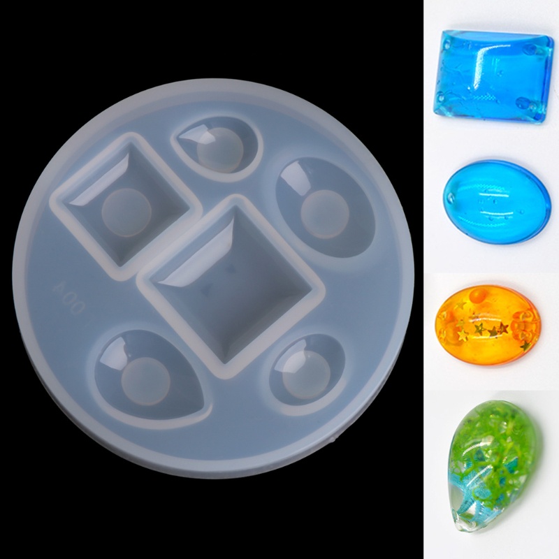 SIY  DIY Silicone Pendant Mold Drops Making Jewelry Pendant Resin Casting Mould Craft