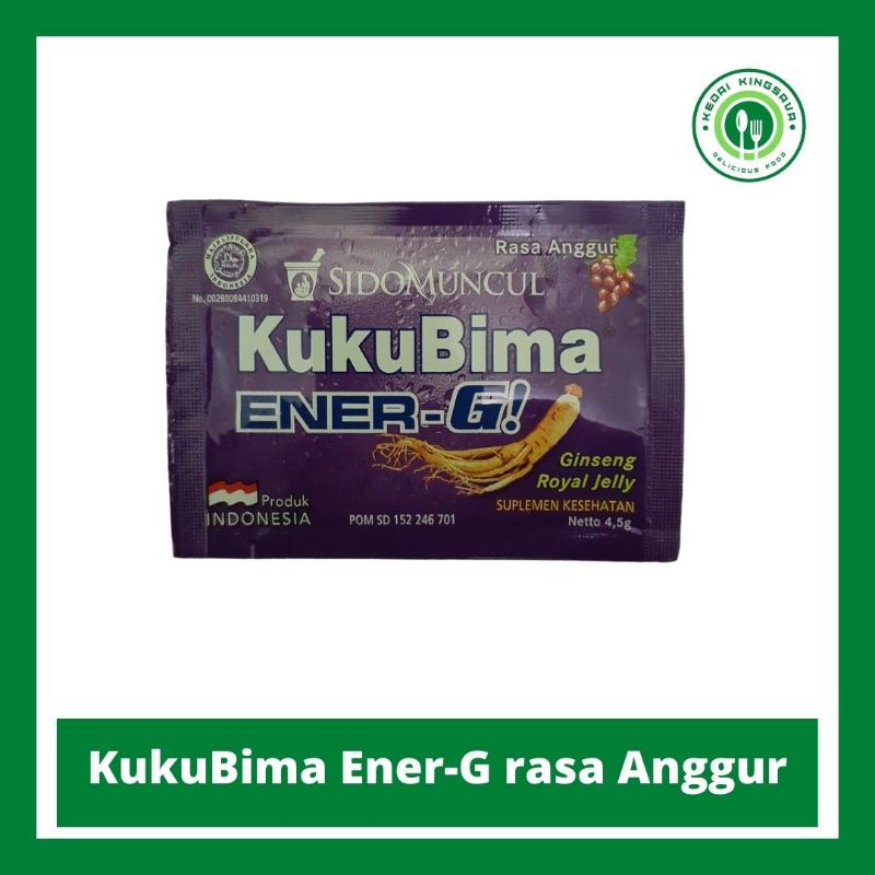 

Kukubima Energi-G rasa Anggur 4.5 gram isi 1 pcs