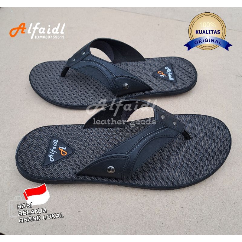 Sandal Pria Casual Sendal Jepit Cowok Kualitas Original Alfaidl