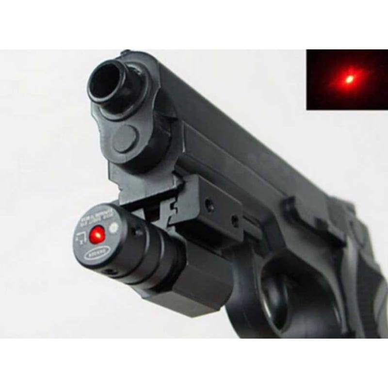 LED Tactical Red Dot Laser Gun Picatinny Mount Airsoft Rifle HJ11