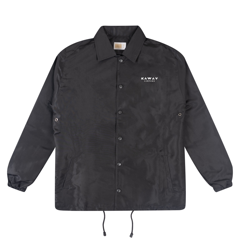 Kaway Map Pixel Coach Jacket Black