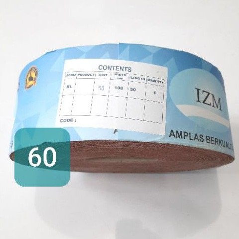 Amplas Roll Bangunan grit 60 / Amplas Meteran (C3151R)