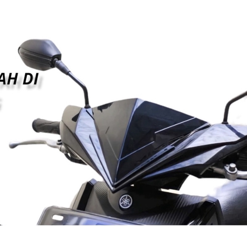 Visor windshield Hitam Yamaha Mio M3 / Mio Z / Mio 125 akrilik