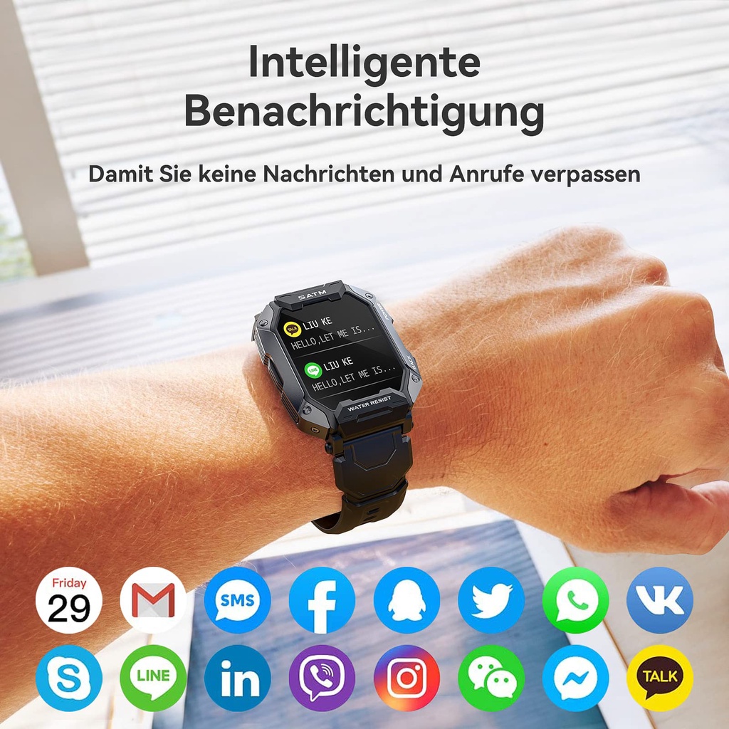 Bozlun Waterproof IP68 Smartwatch Berenang Water Resistance 5ATM Jam Tangan Rria  380Mah Bluetooth ganti wallpaper walpaper/Pria/amTangan Heart Rate blood pressure monitor Wireless charge