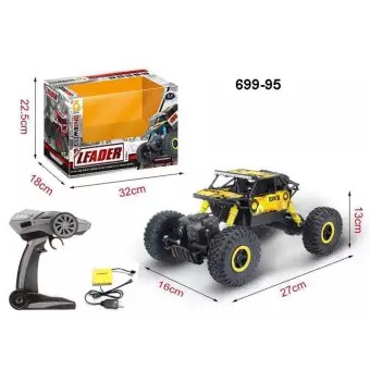 RC Mainan Mobil Remot 1:18 Crawler Offroad 2.4Ghz Leader 4x4 (4WD)