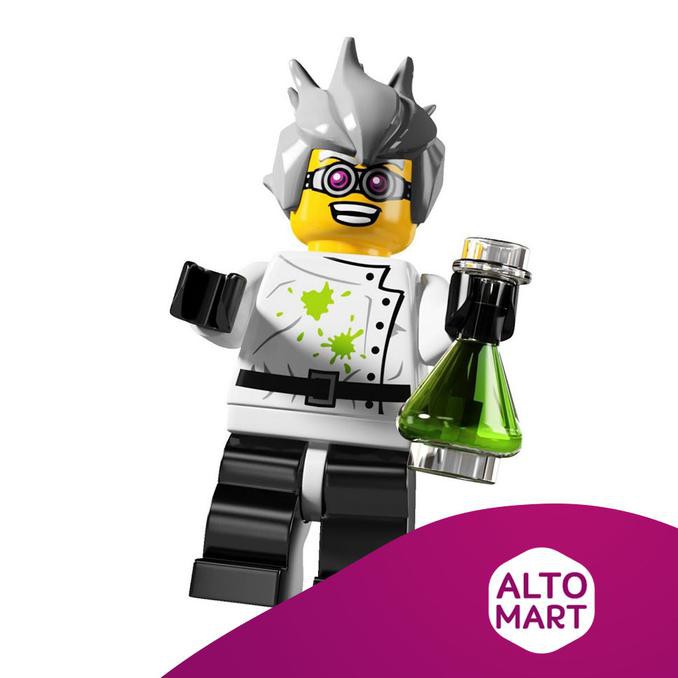 lego scientist minifigure