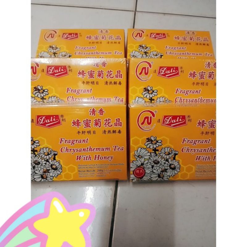 

[1box isi 10sachet] DALI Chrysanthemum Tea Crystal / Teh Kembang Krisan 200gr