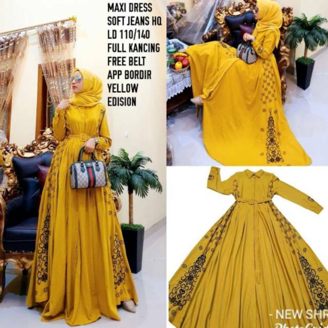 New maxi dress shof jeans HQ ori SHR