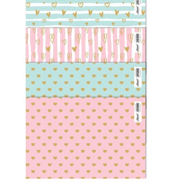 

➪ Kertas Kado Love / Wrapping Paper Harvest isi 4 - Sweet Heart ♦