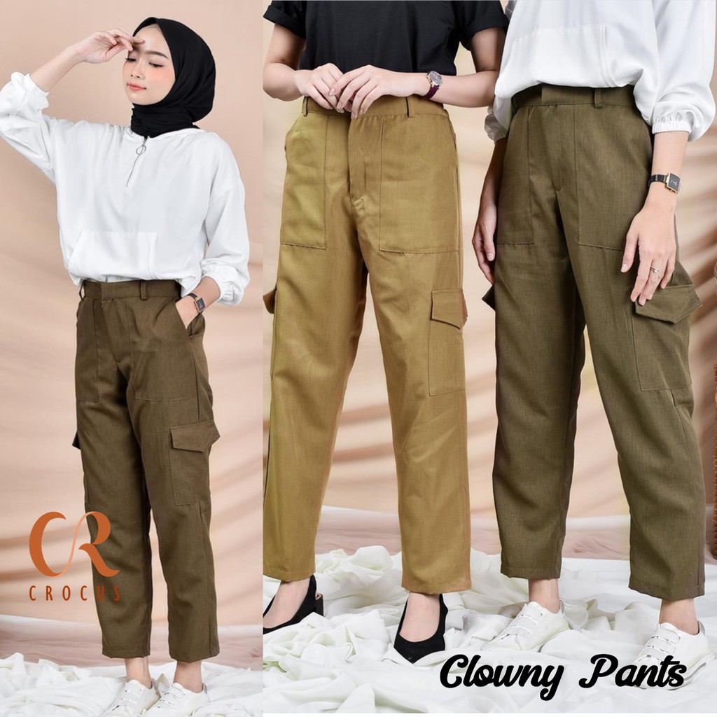 CS Clowny Cargo Baggy Pants American Drill Shopee CS Clowny Cargo Baggy Pants American Drill Shopee