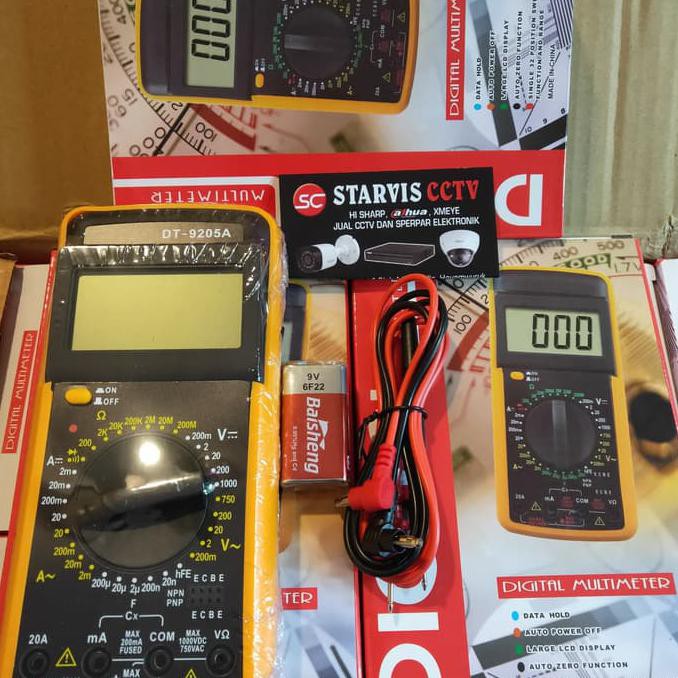 MULTI TESTER DIGITAL DT9205A , TERTESTER DIGITAL PROMO DT9205A