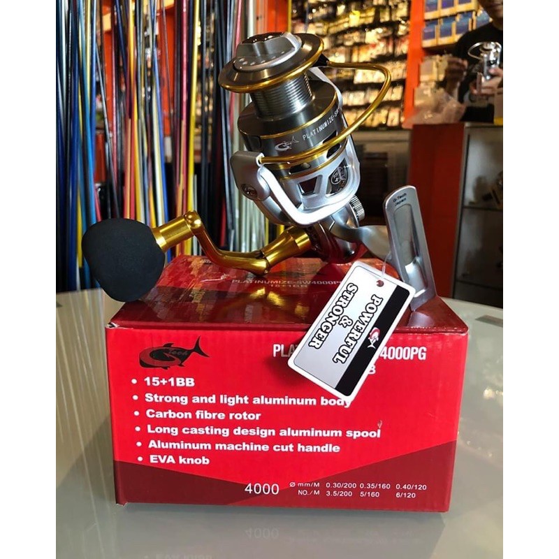 REEL G-TECH PLATINUMIZE 4000PG & 5000PG