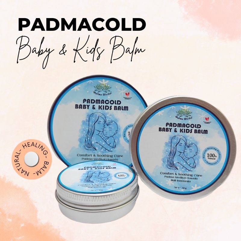 Padma Herbal PADMACOLD Baby & Kids Balm Balsem Bayi Flu Batuk Pilek