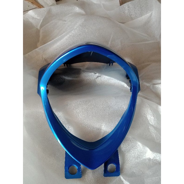 cover batok lampu depan Fino fi 115_125 warna biru original asli