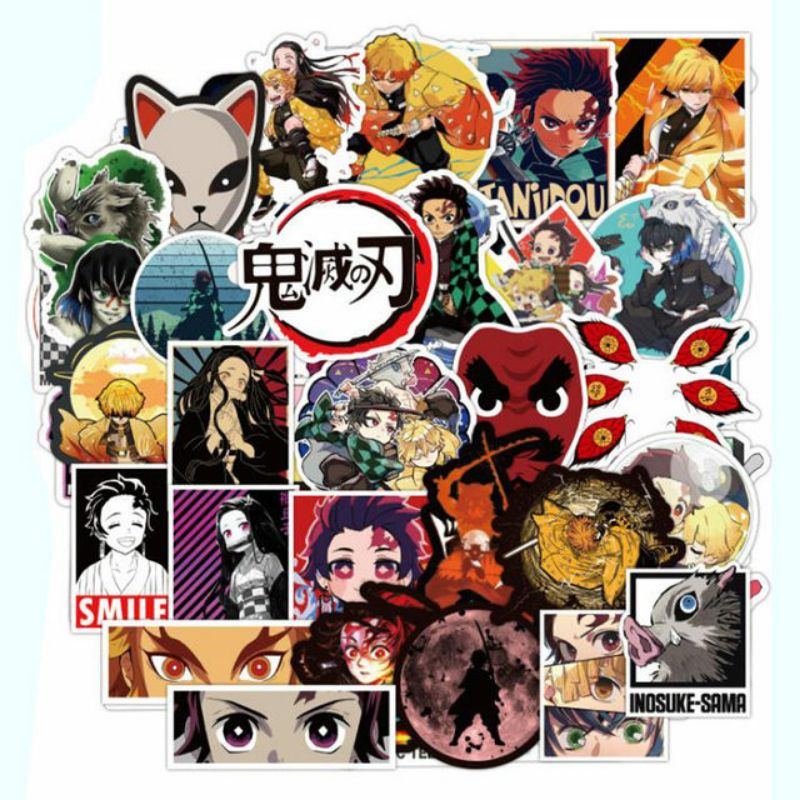 

Stiker Pack Demon Slayer Style 260096- Stiker Aesthetic Keren Imut Laptop, Aksesoris Hp, Anti Air, Motif, Helm, Tumbler, Koper, Kulkas