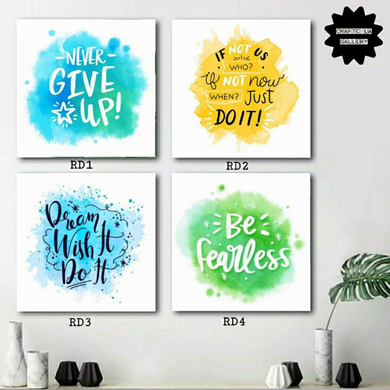 Poster Motivasi Hiasan Dinding Quotes - Hiasan Dinding Quotes Motivasi