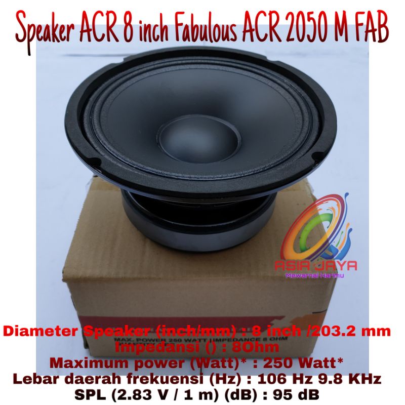 Speaker ACR 8 Inch Array 2050 M FABULOUS ACR 8 Inch