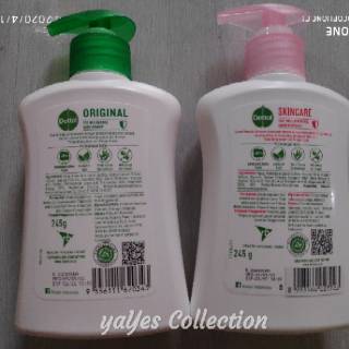 Pump Dettol 245 - 225 - 110 ml handwash cuci tangan anti