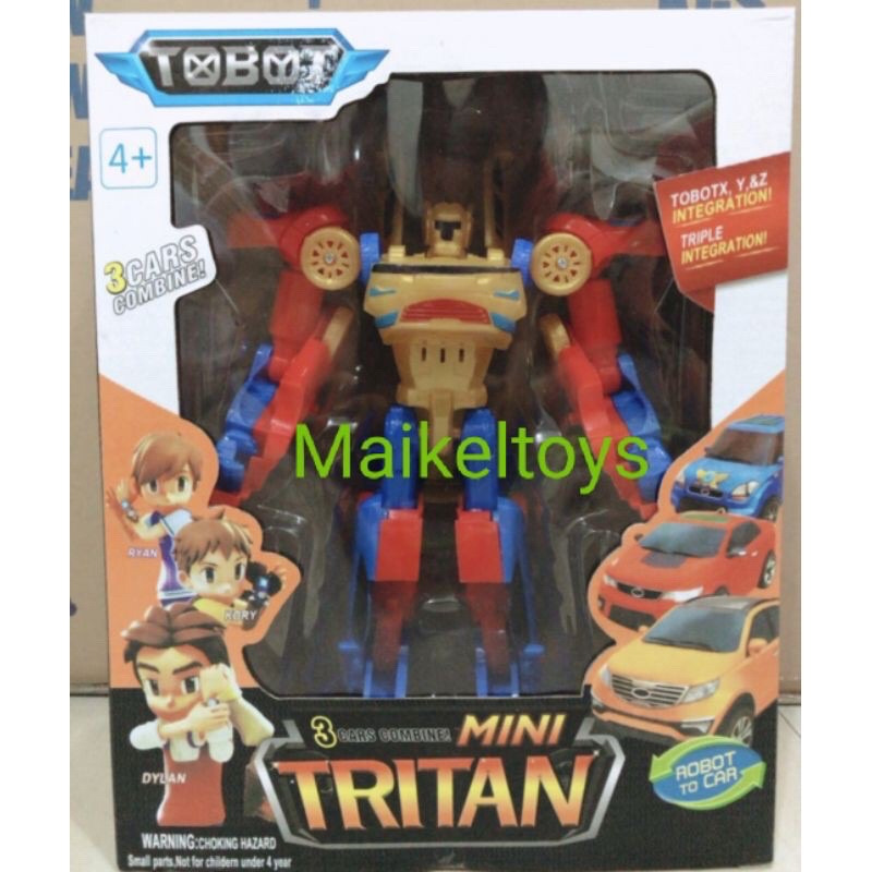 Mainan Tobot Mini Tritan