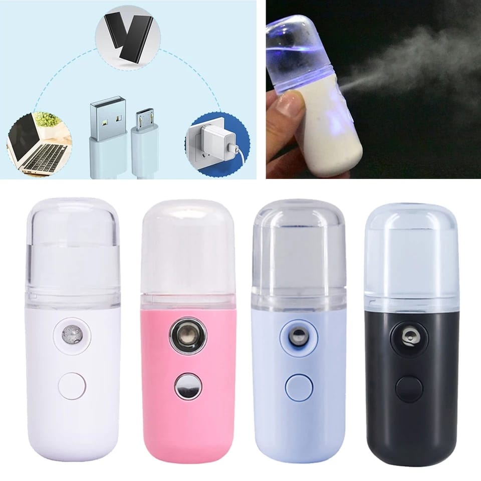 NANO SPRAY Portable Motif  30ml Nano Mist Spray Perawatan Wajah Kecantikan