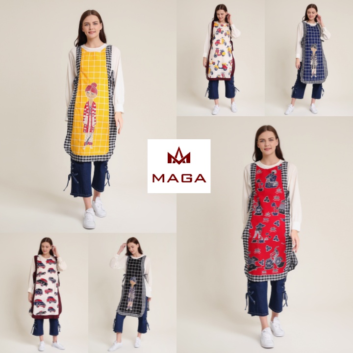 Batik Set Tunik Celemek Etnik dan Celana Kulot by Butik Batik Solo Bahan Batik Katun Kode AVANTI SET