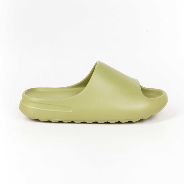 Blow BLAS 0017 Monstera Yeezy Slide Sandal Karet Bahan Phylon-Olive