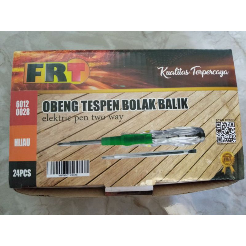 Obeng Test Pen Tespen Bolak Balik - Obeng Listrik