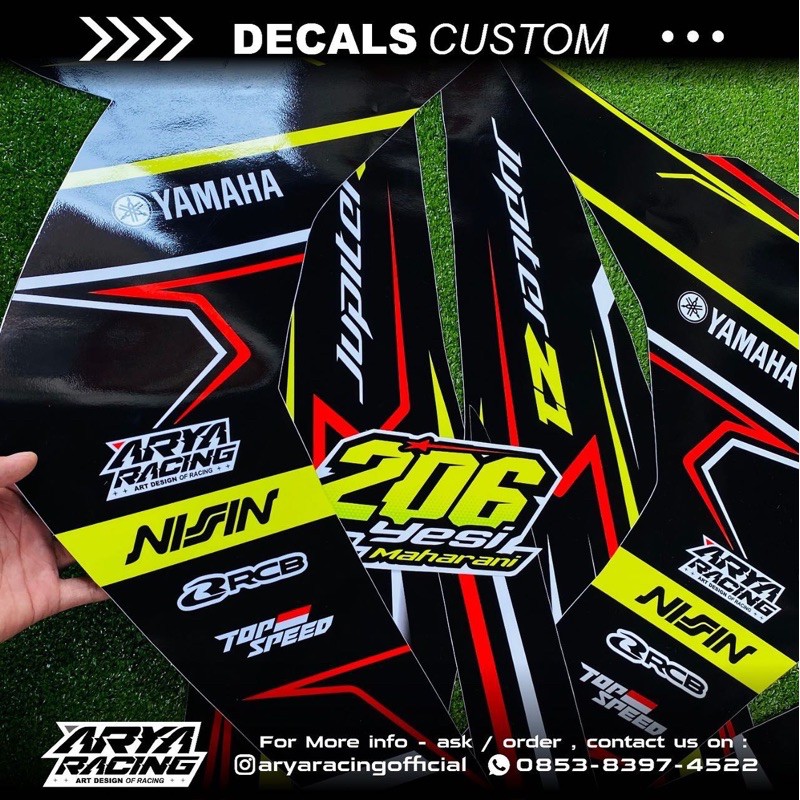 DECAL JUPITER Z1 RACING MOTIF KEREN