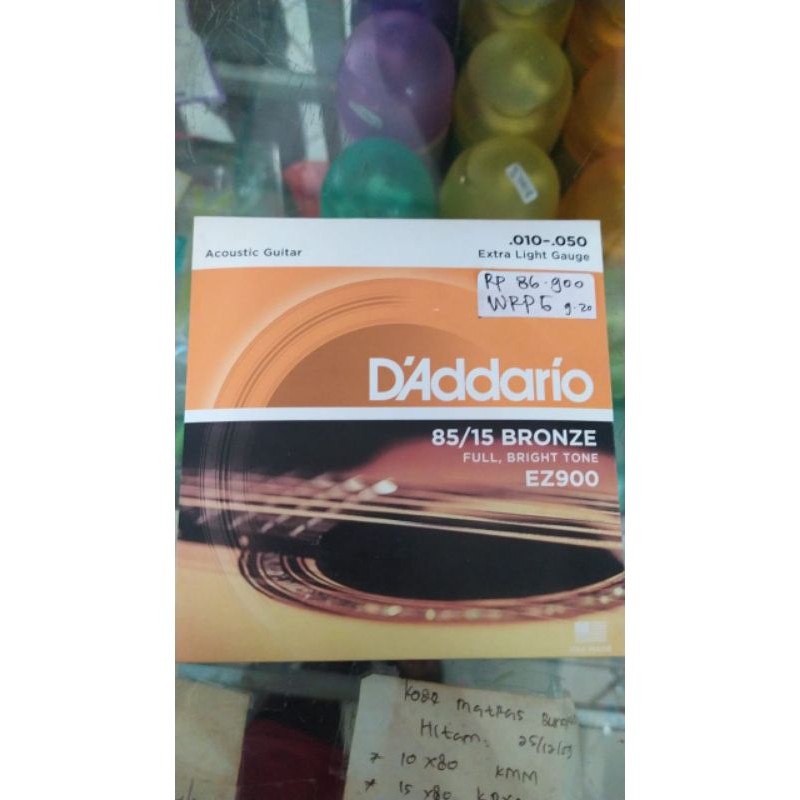 senar gitar ddario 0.10