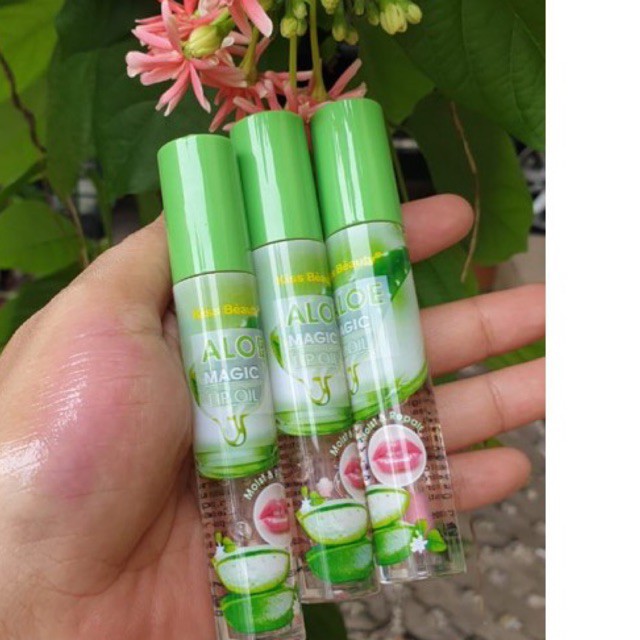 [ ECER ] KISSBEAUTY MAGIC LIP OIL PEACH &amp; ALOE