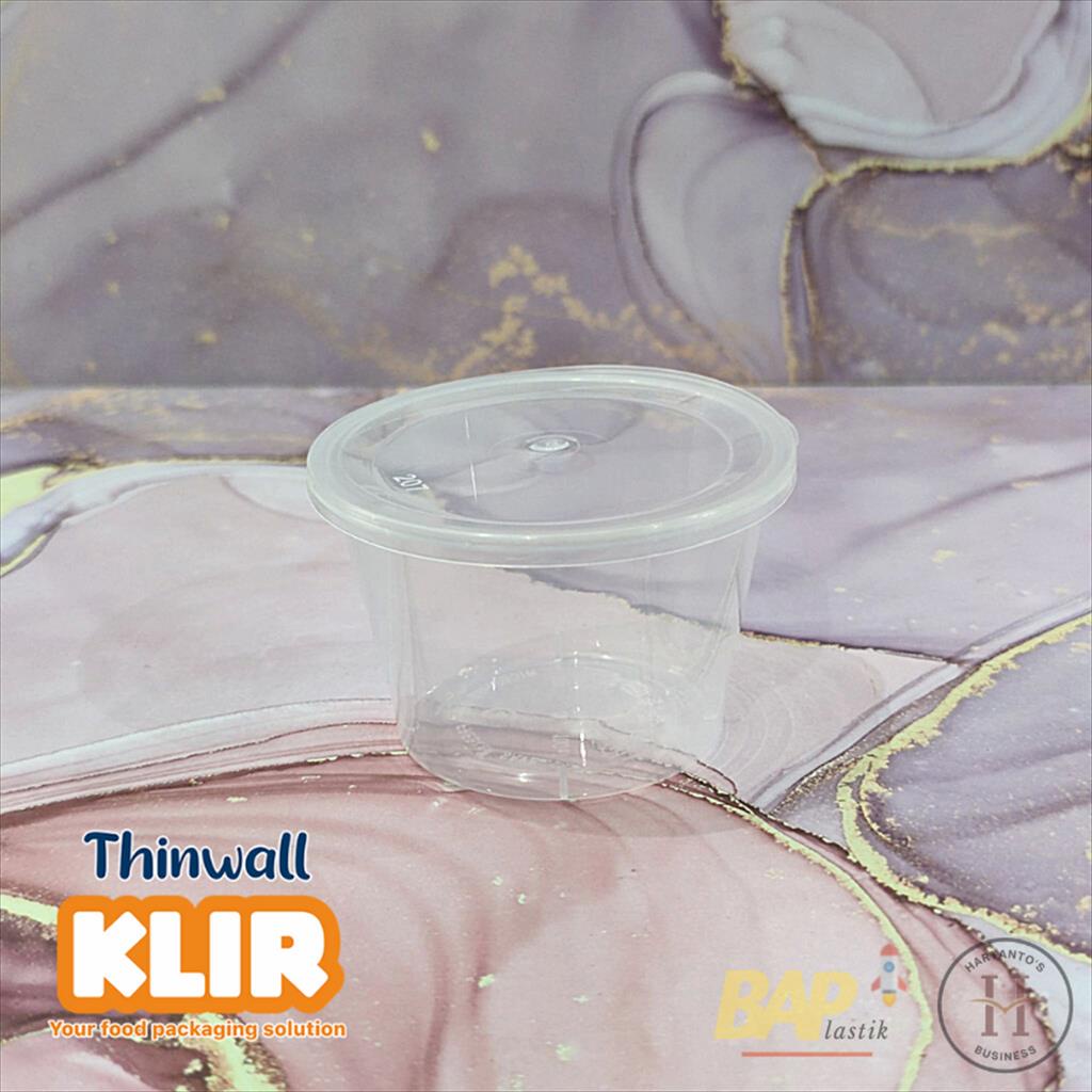 KLIR Sauce Cup 100 ml Cup Pudding