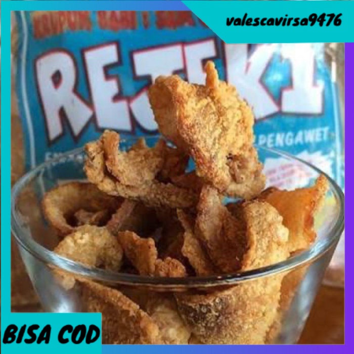 

⭐BISA COD⭐ Kerupuk Babi Samcan 3 Lapis REJEKI Khas Bali 70gr