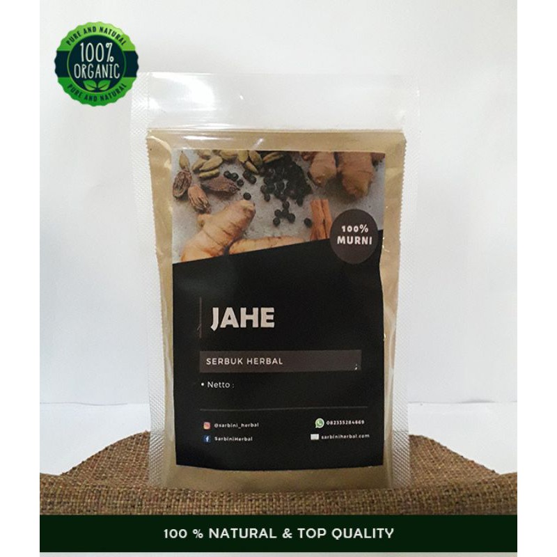 

Bubuk Jahe Grade A 500 gram 100% tanpa bahan campuran dan dijamin murni / Serbuk Jahe Grade A 500 gr