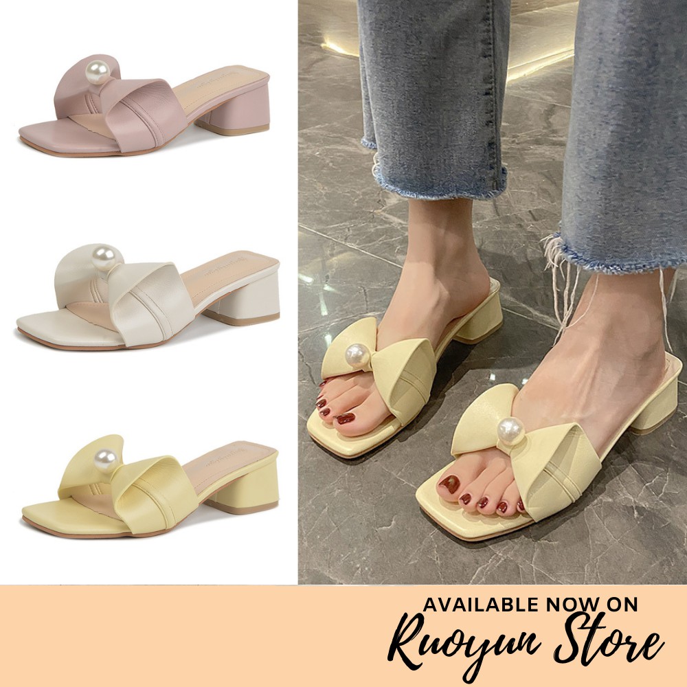 RYS - Opulent Revel Hak Sepatu Wanita Fashion Kantoran/Casual - Ori Import